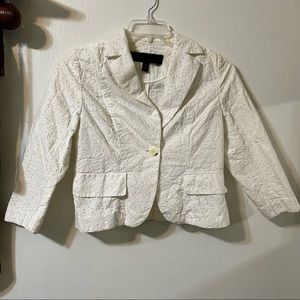 Luxury Is A State Of Mind by Apostrophe eyelet blazer size 10P